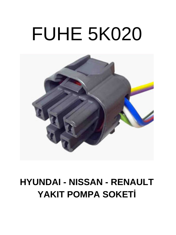 5K020 HYUNDAI-NISSAN-RENAULT YAKIT POMPA SOKETİ