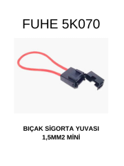 5K070 BIÇAK SİGORTA YUVASI 1,5MM2 MİNİ