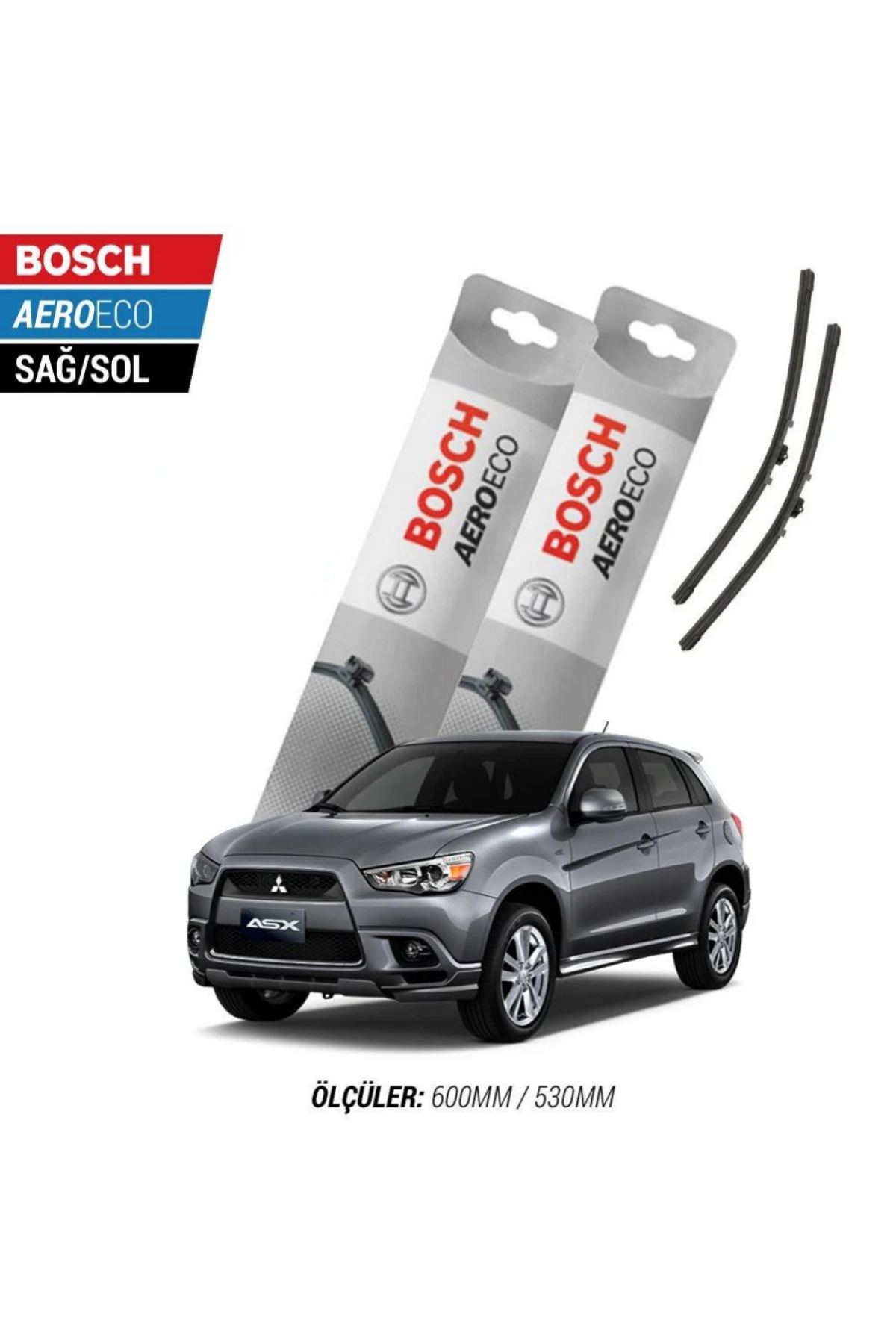 Mitsubishi ASX 2015 Model Bosch Aeroeco Muz Silecek Takımı