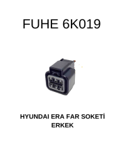 6K019 HYUNDAI ERA FAR SOKETİ ERKEK