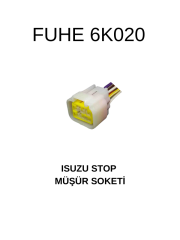 6K020 ISUZU STOP MÜŞÜR SOKETİ