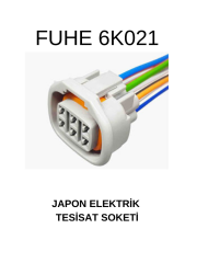6K021 JAPON ELEKTRİK TESİSAT SOKETİ