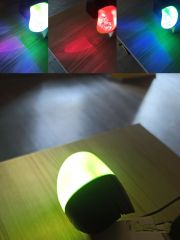 12V- 5 FONKSİYONLU RGB  ARAÇ MOTOSİKLET VE BİSİKLET LED LAMBA  (1 ADET)