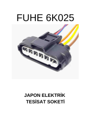 6K025 JAPON ELEKTRİK TESİSAT SOKETİ