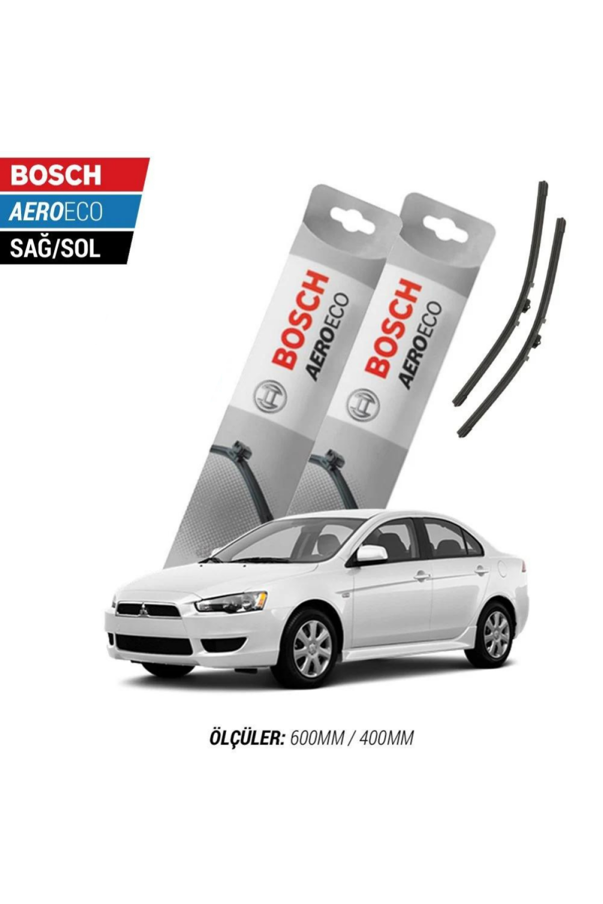Mitsubishi Lancer 2009 Model Bosch Aeroeco Muz Silecek Takımı