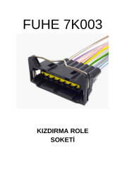 7K003 KIZDIRMA ROLE SOKETİ