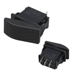 İnce Işıklı 3P On-Off 12-24V Marın Swıtch (IC-134M-1)