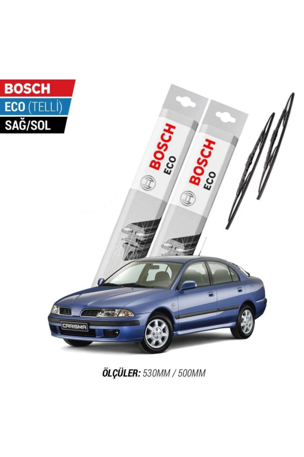 Mitsubishi Carisma 1996 Model Silecek Takımı Bosch Eco (Telli)
