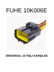 10K006E ÜNİVERSAL 10 FİŞLİ KARŞILIĞI