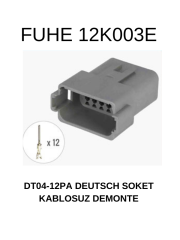 12K003E DEUTSCH SOKET KABLOSUZ DEMONTE