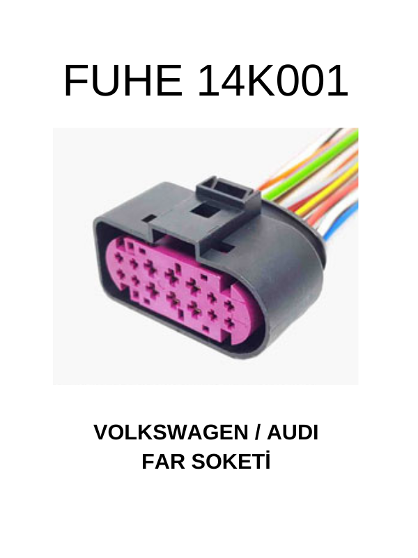 14K001 VOLKSWAGEN / AUDI FAR SOKETİ