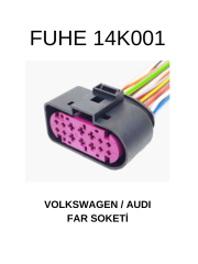 14K001 VOLKSWAGEN / AUDI FAR SOKETİ