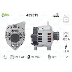 ALTERNATOR 120A RENAULT MEGANE 1.9 DTI 00-03-439319 2542466 -8200 054588