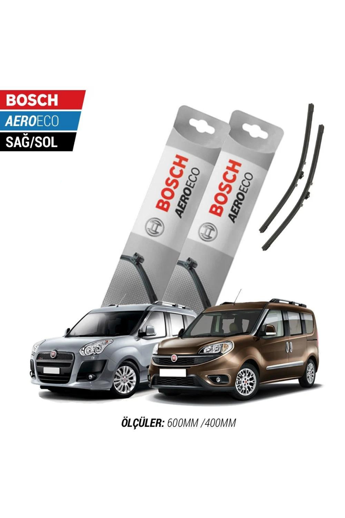 Fiat Doblo 2015 Model Bosch Aeroeco Muz Silecek Takımı