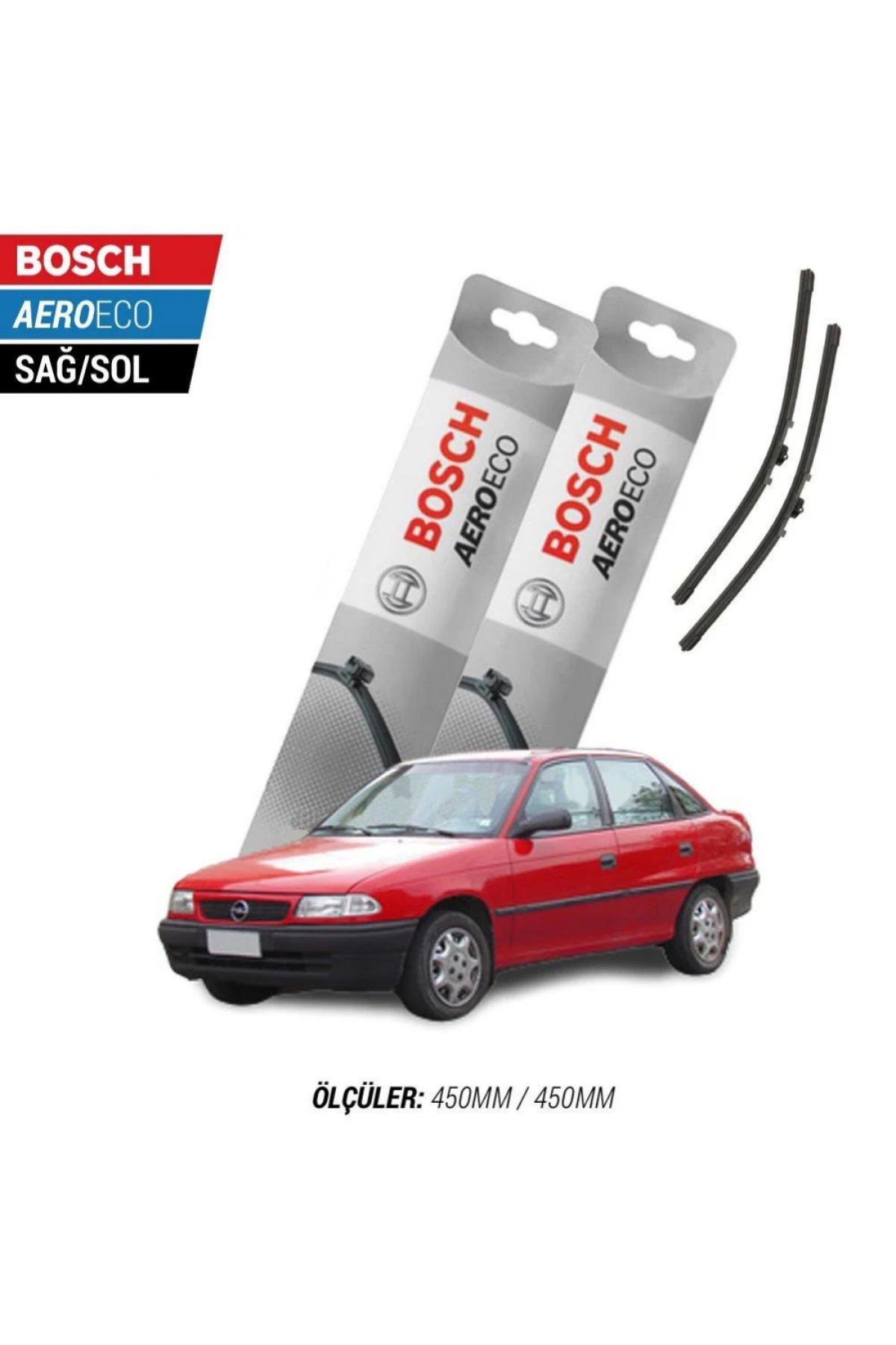 Opel Astra F 1994 Model Bosch Aeroeco Muz Silecek Takımı