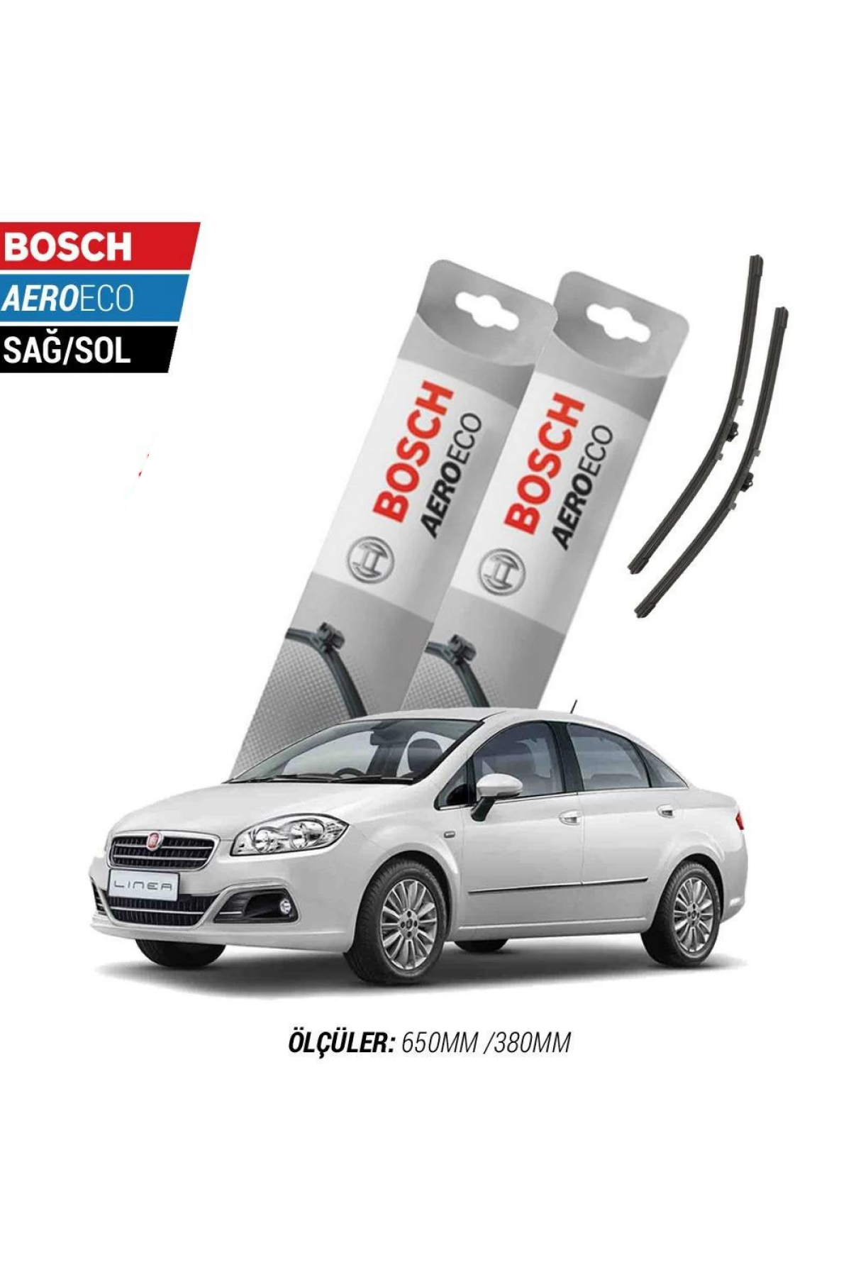 Fiat Linea 2013 Model Bosch Aeroeco Muz Silecek Takımı