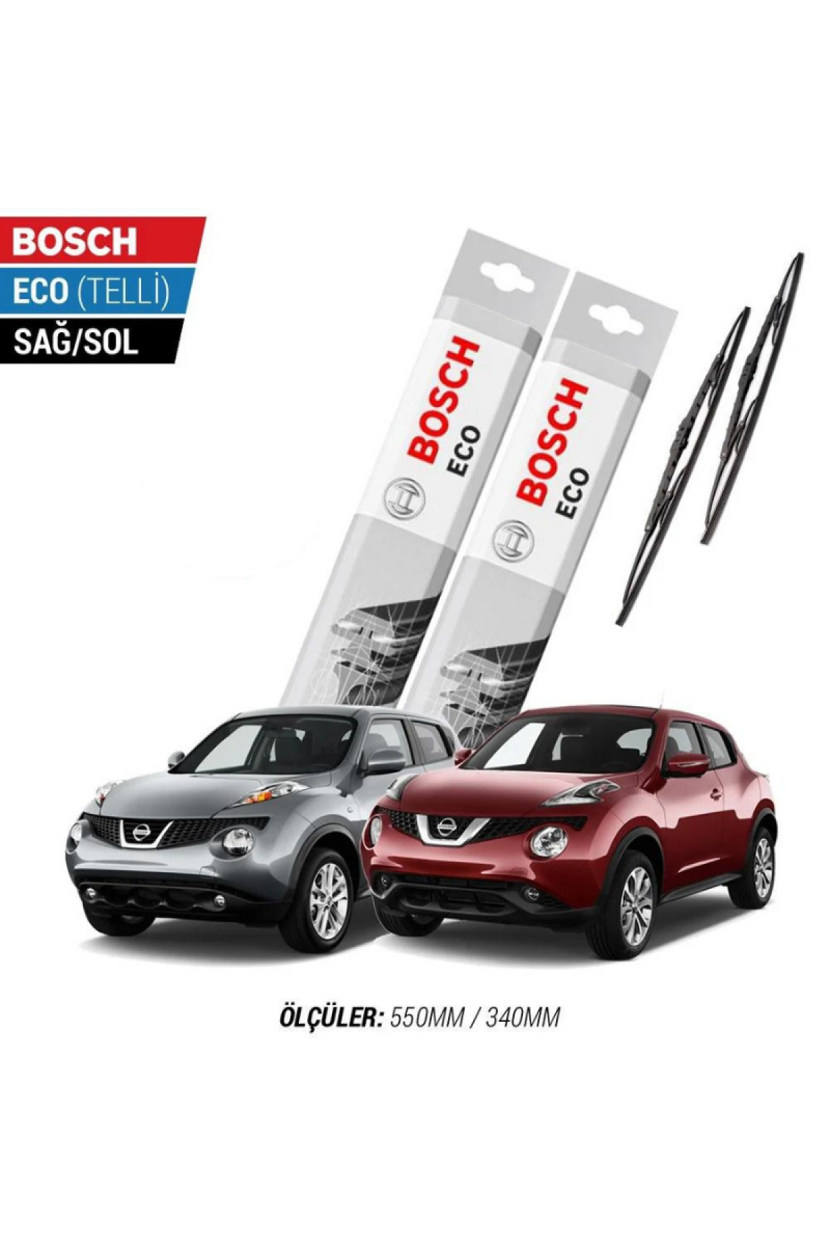 Nissan Juke 2014 Model Silecek Takımı Bosch Eco (Telli)