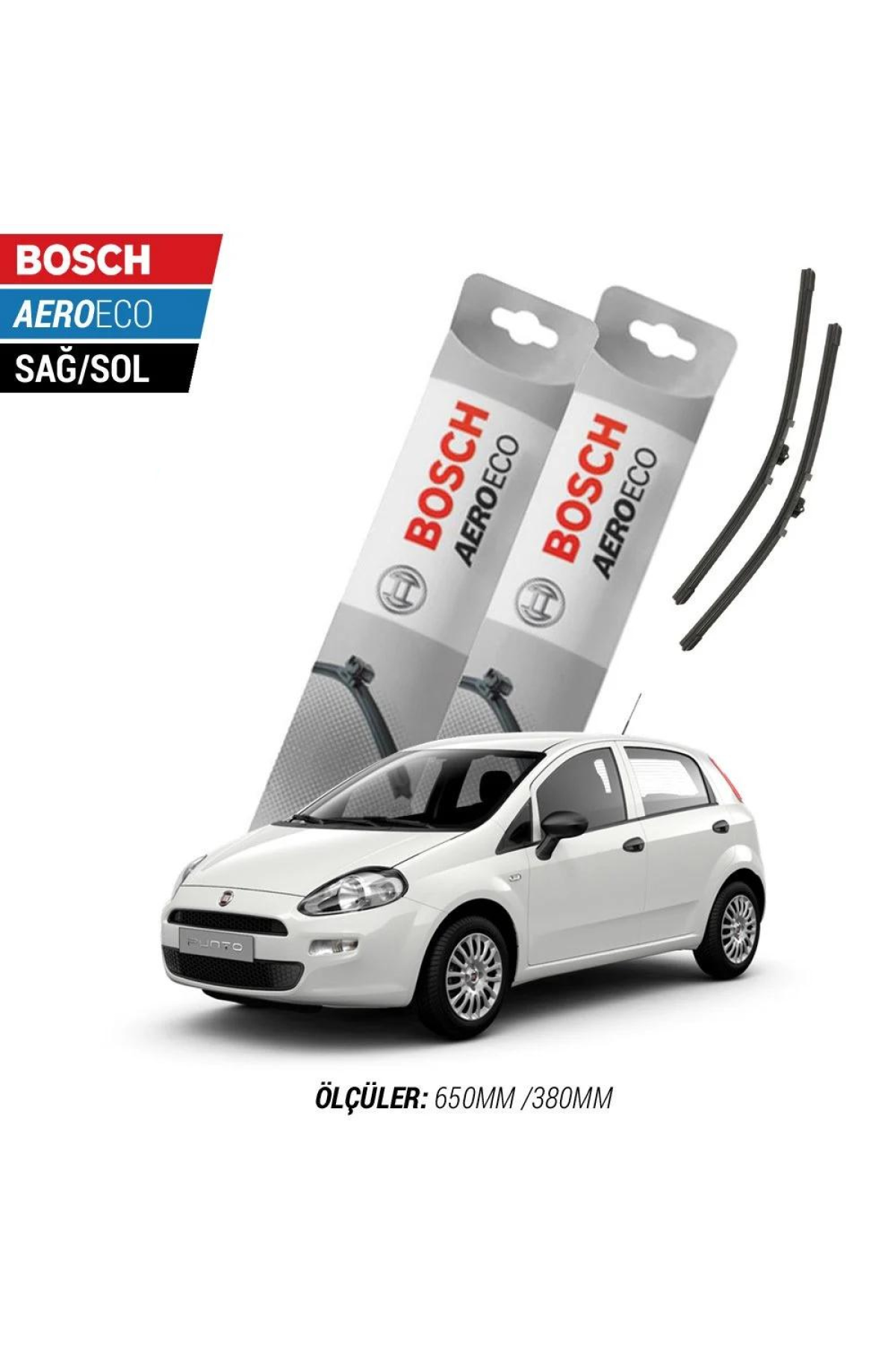 Fiat Punto 2015 Model Bosch Aeroeco Muz Silecek Takımı