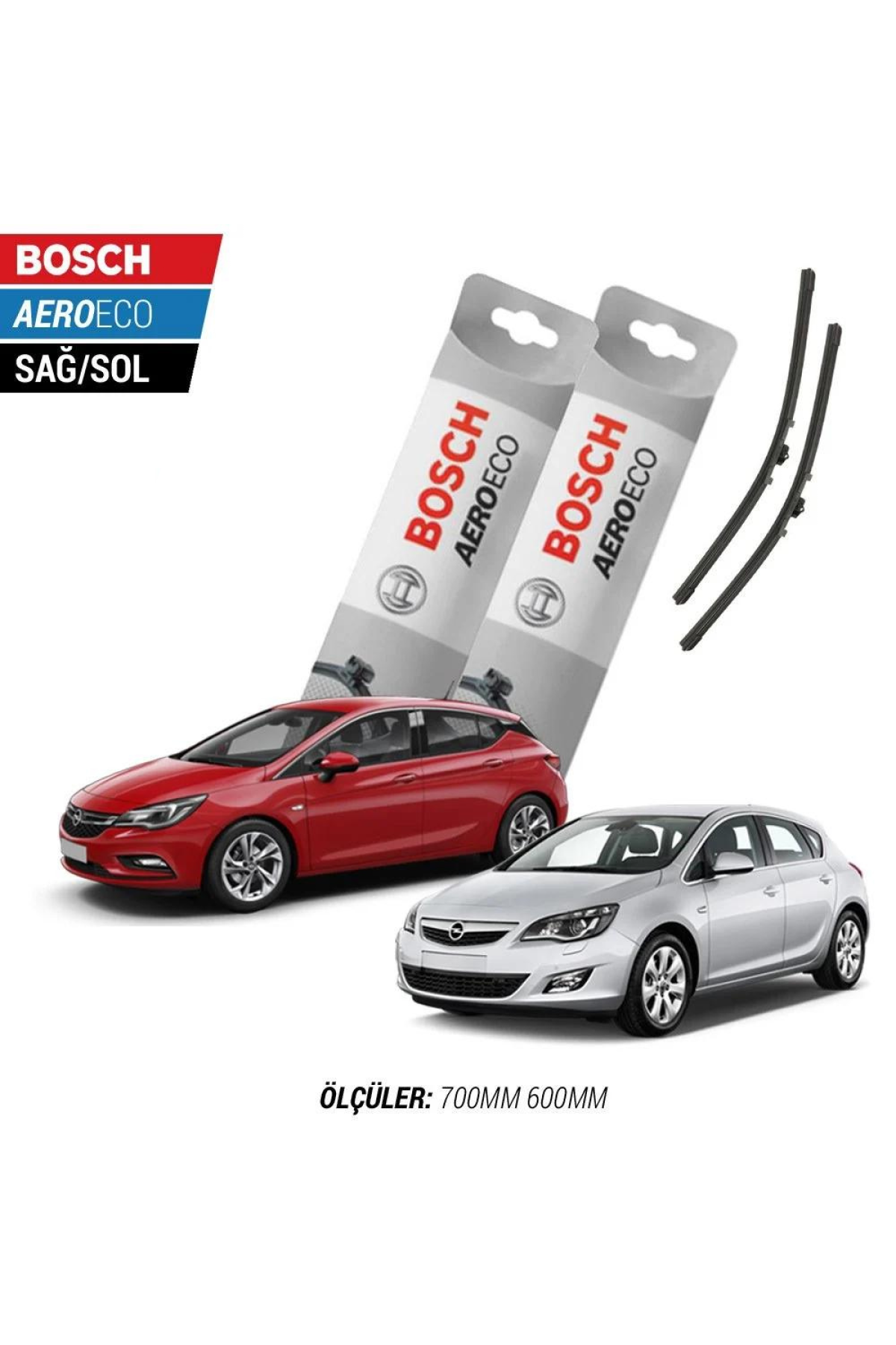 Opel Astra J / K 2021 Model Bosch Aeroeco Muz Silecek Takımı