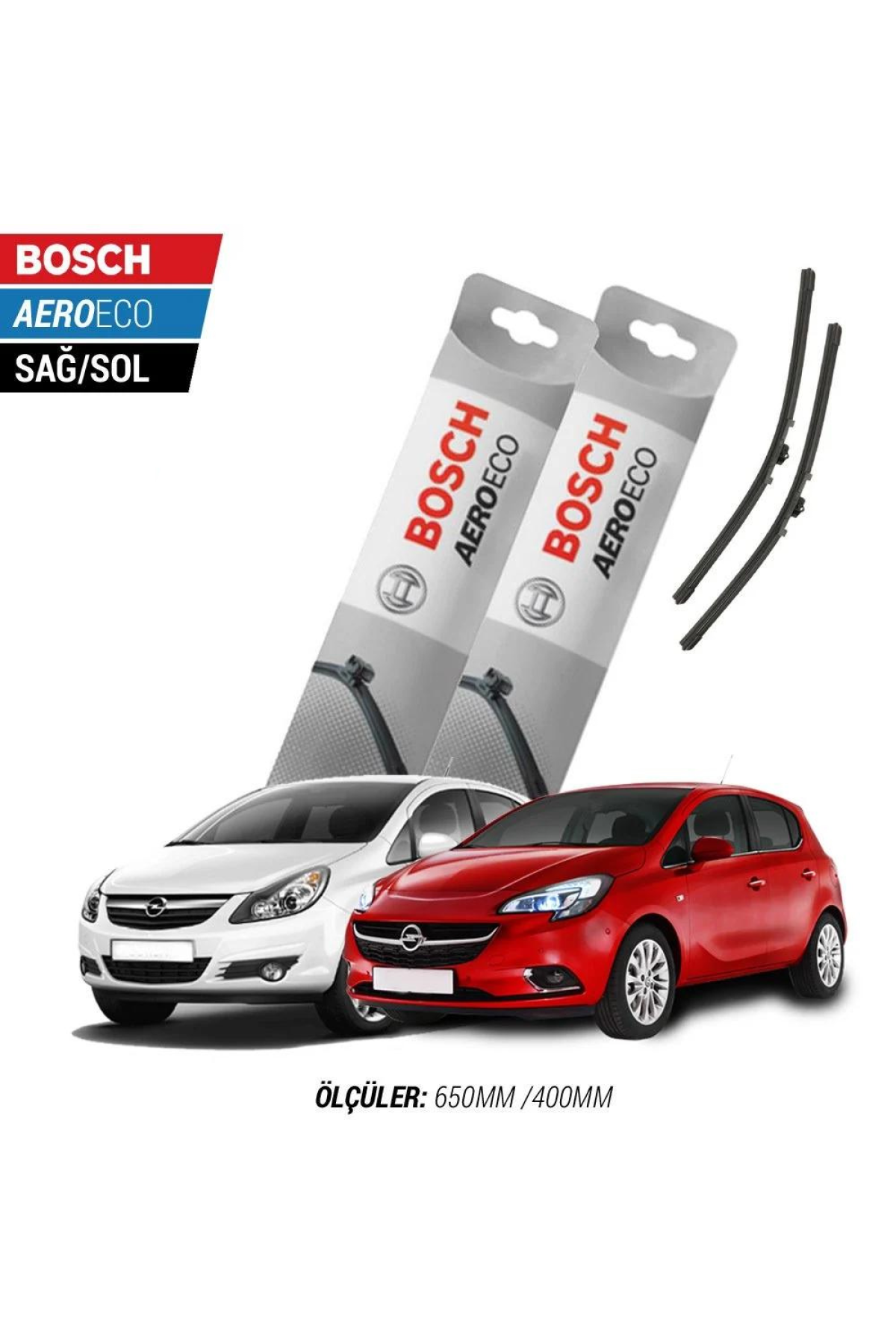 Opel Corsa D 2010 Model Bosch Aeroeco Muz Silecek Takımı