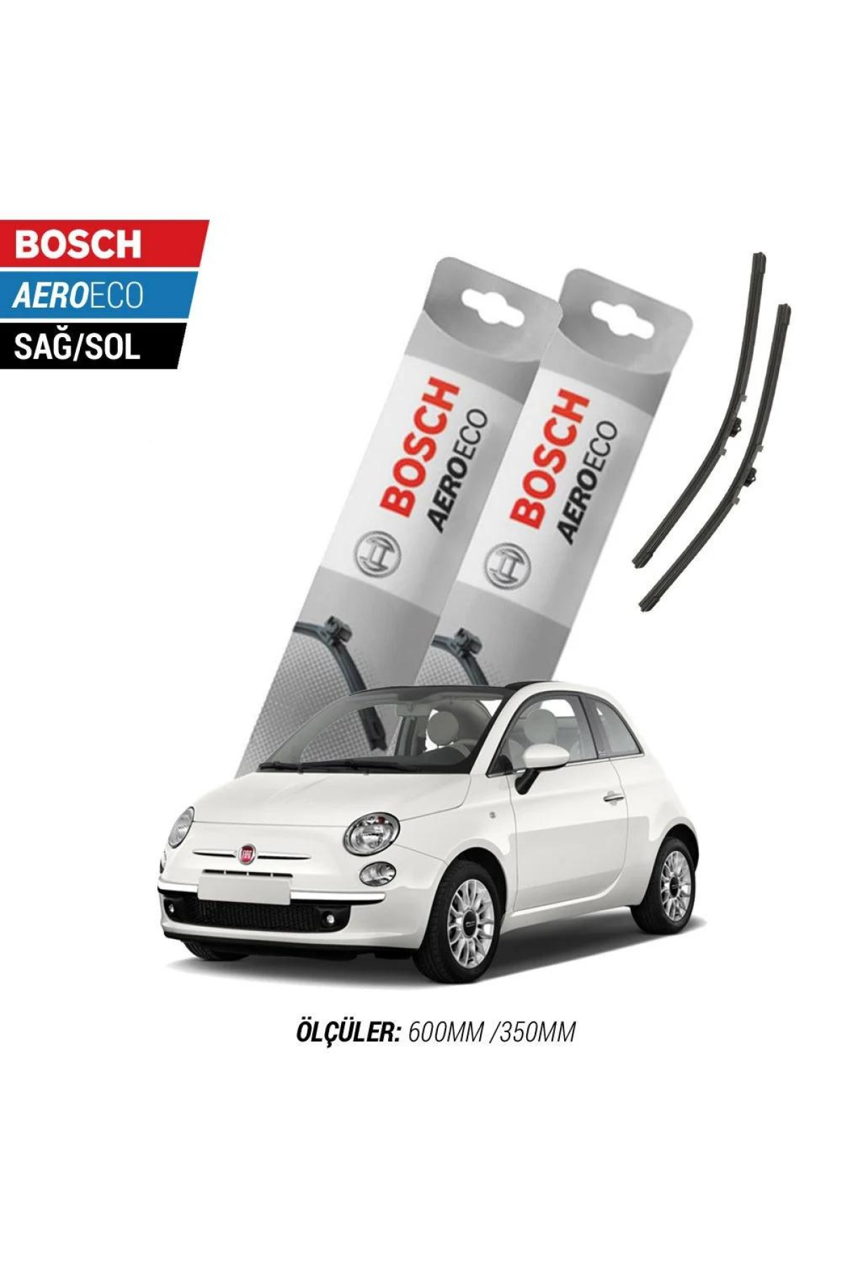 Fiat 500 2014 Model Bosch Aeroeco Muz Silecek Takımı