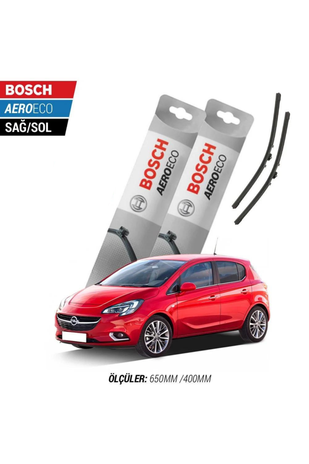 Opel Corsa E 2017 Model Bosch Aeroeco Muz Silecek Takımı