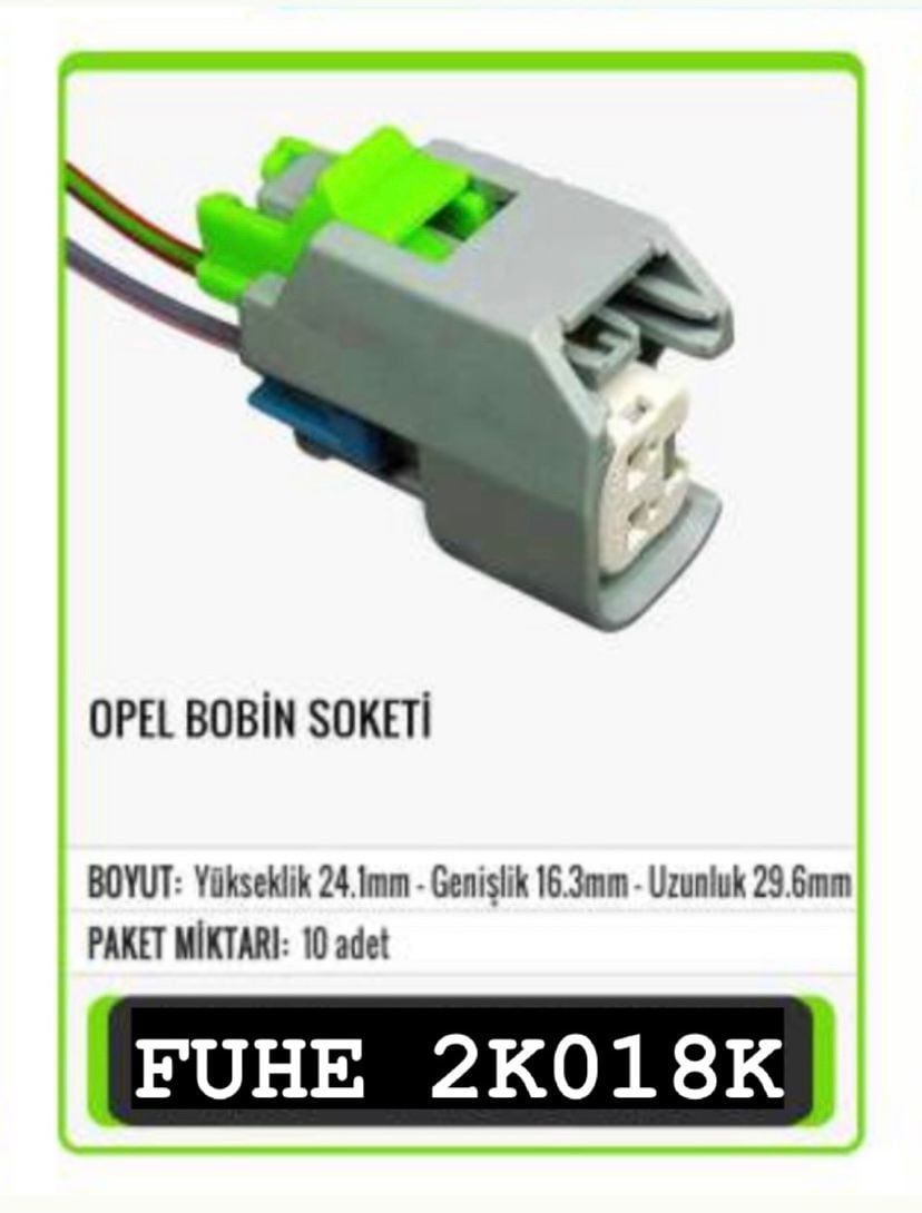 2K018K OPEL BOBİN SOKETİ