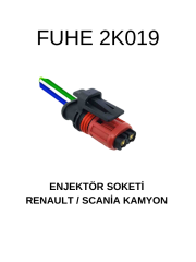 2K019 ENJEKTÖR SOKETİ RENAULT / SCANİA KAMYON