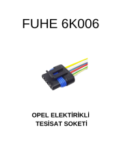 6K006 OPEL ELEKTRİK TESİSAT SOKETİ