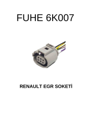 6K007 RENAULT EGR SOKETİ