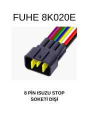 8K020E 8 PİN ISUZU STOP SOKETİ DİŞİ
