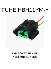 HBH11YM-Y FAR SOKETİ - H11 YENİ MODEL YEŞİL