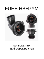 HBH7YM	HB H7 YENİ MODEL DUY H24 FAR SOKETİ
