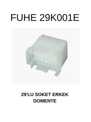 29K001E	29'LU SOKET ERKEK DEMONTE