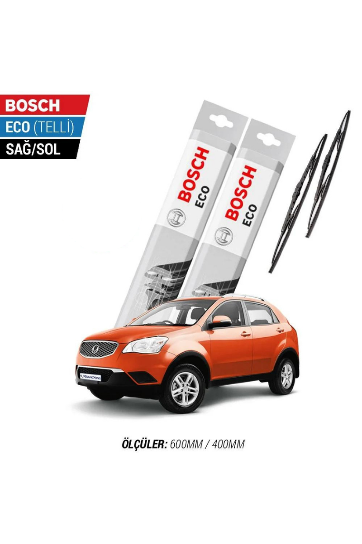 Ssangyong Korando 2011 Model Silecek Takımı Bosch Eco (Telli)