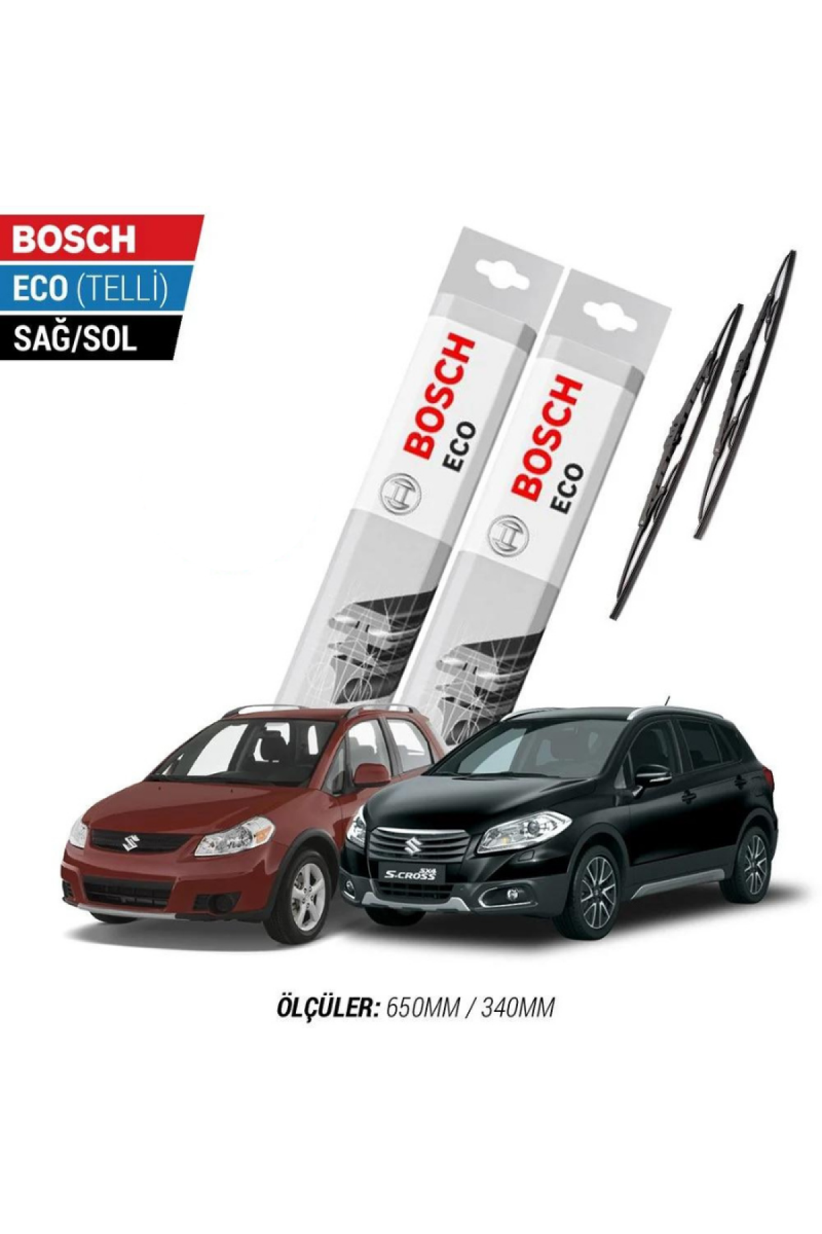 Suzuki SX4 S-Cross 2010 Model Silecek Takımı Bosch Eco (Telli)