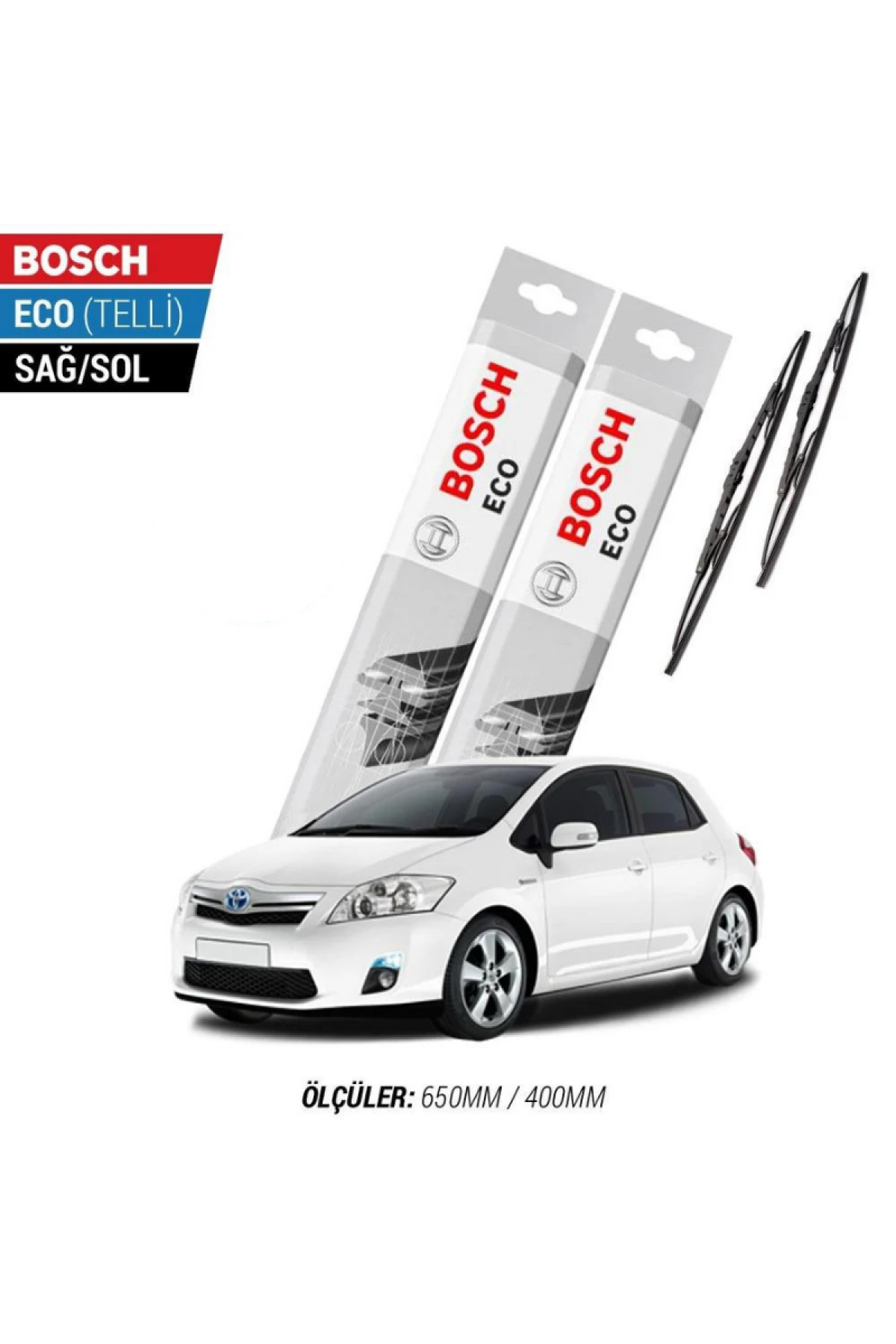 Toyota Auris 2012 Model Silecek Takımı Bosch Eco (Telli)