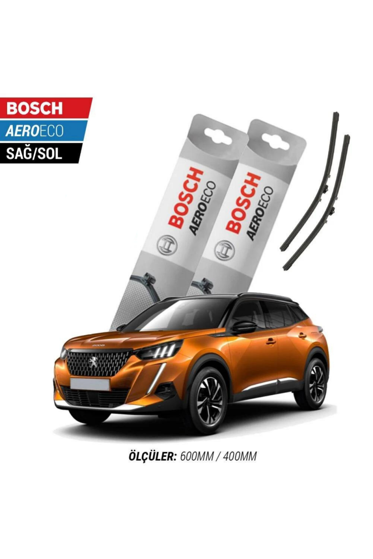 Peugeot 2008 2022 Model Bosch Aeroeco Muz Silecek Takımı