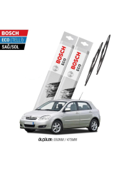 Toyota Corolla Hatchback 2003 Model Silecek Takımı Bosch Eco (Telli)