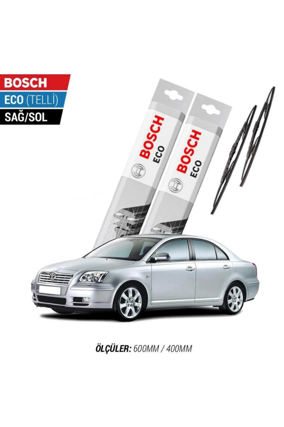 Toyota Avensis 2006 Model Silecek Takımı Bosch Eco (Telli)