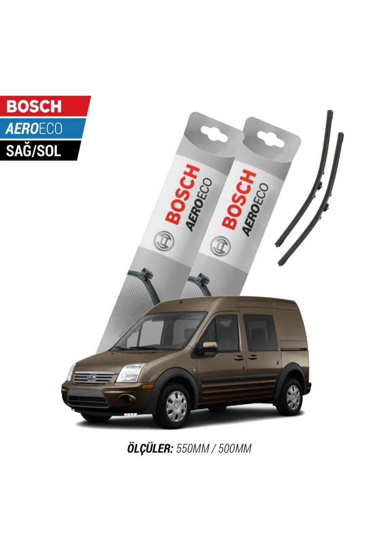 Ford Connect 2012 Model Bosch Aeroeco Muz Silecek Takımı