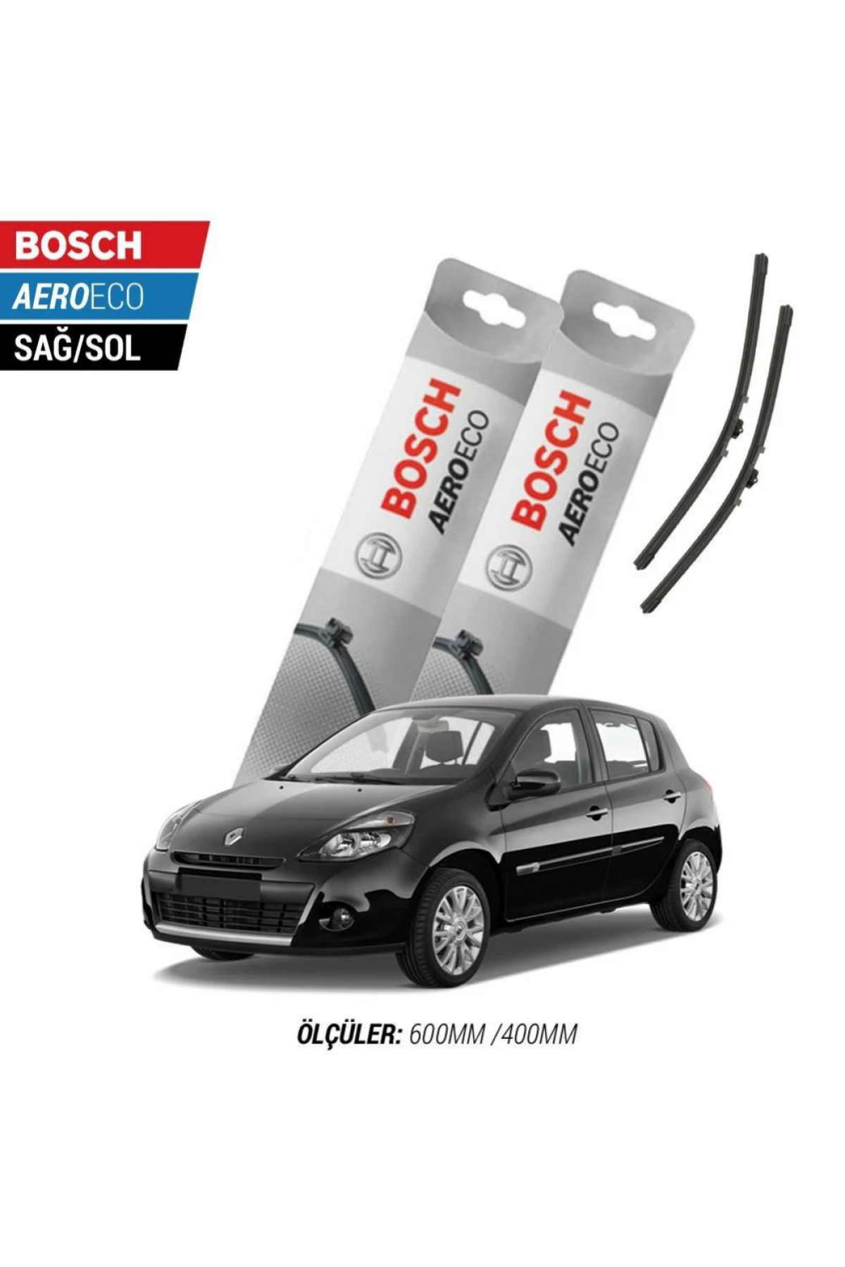 Renault Clio 3 2008 Model Bosch Aeroeco Muz Silecek Takımı