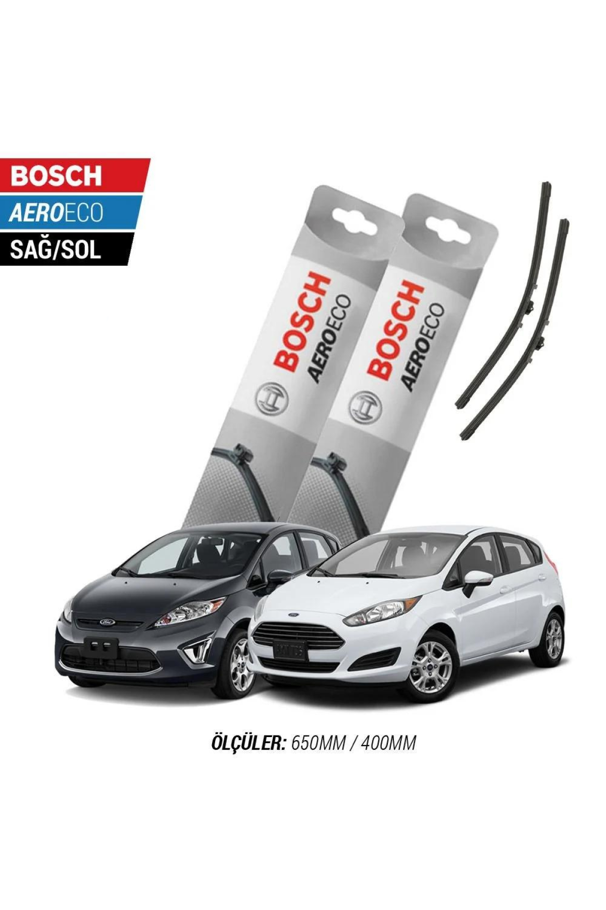 Ford Fiesta 2009 Model Bosch Aeroeco Muz Silecek Takımı