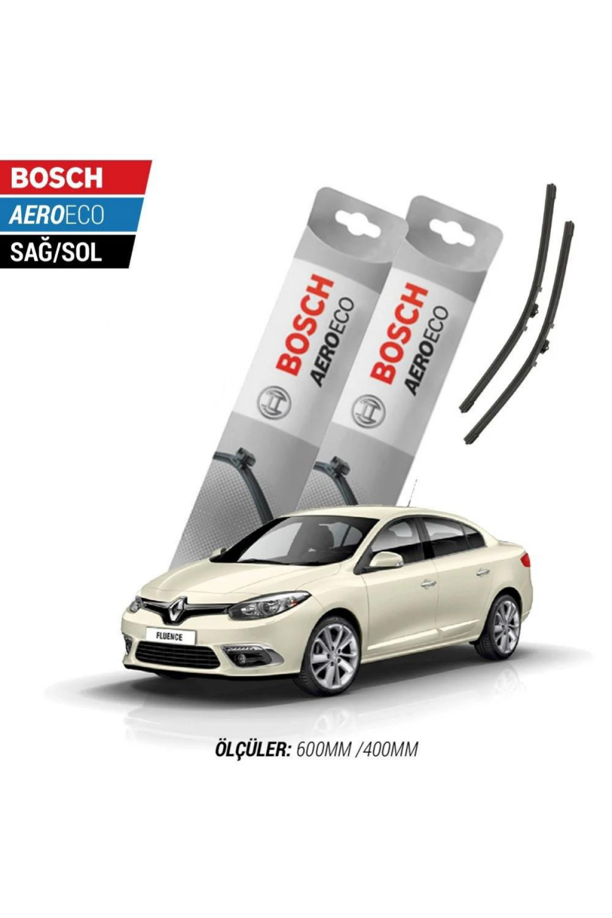 Renault Fluence 2013 Model Bosch Aeroeco Muz Silecek Takımı