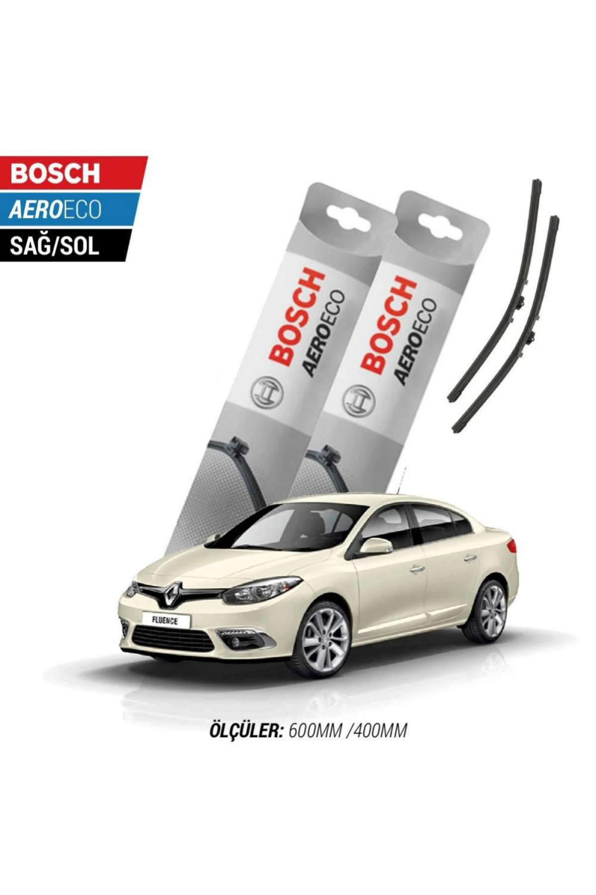 Renault Fluence 2015 Model Bosch Aeroeco Muz Silecek Takımı