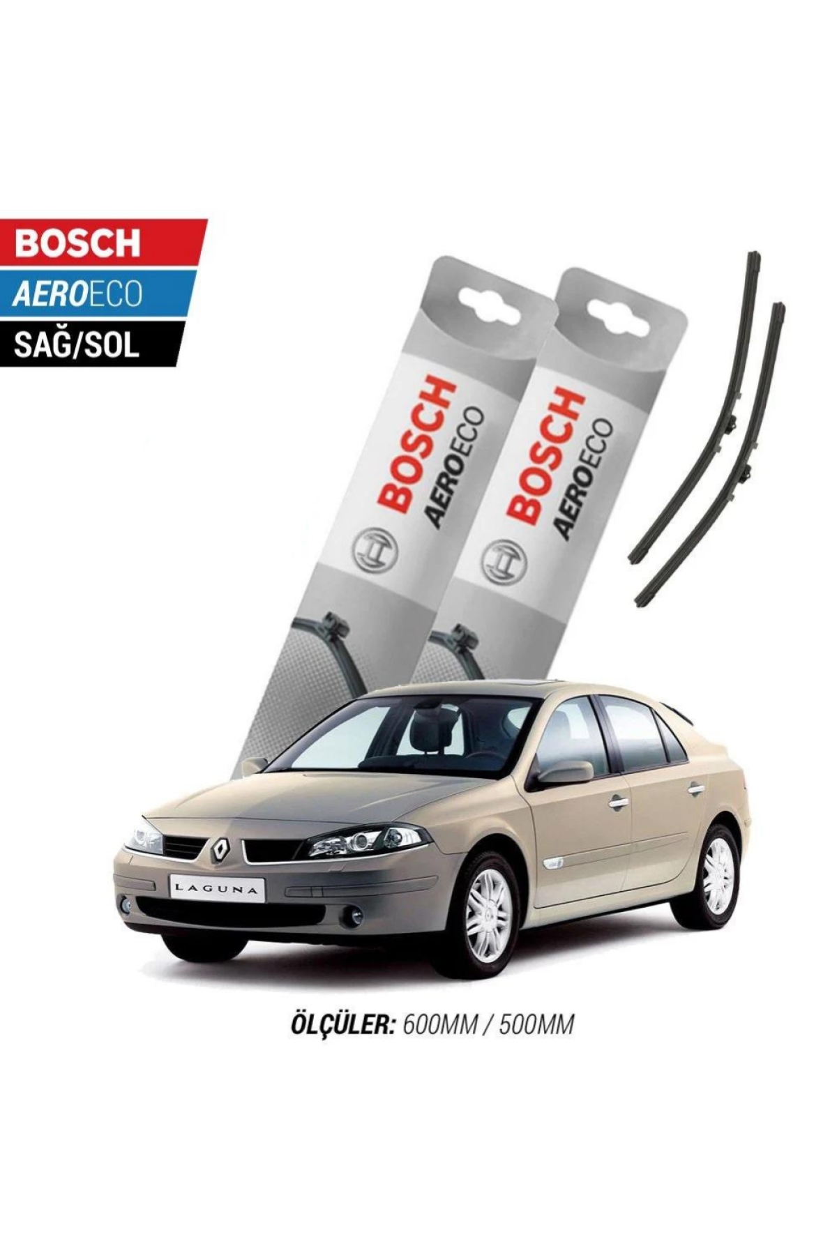 Renault Laguna 2 2002 Model Bosch Aeroeco Muz Silecek Takımı