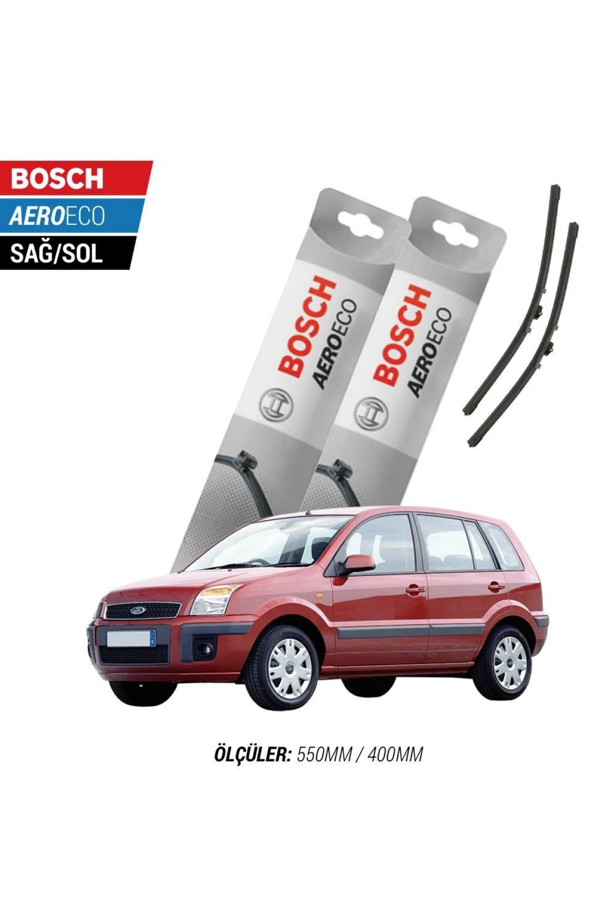 Ford Fusion 2011 Model Bosch Aeroeco Muz Silecek Takımı