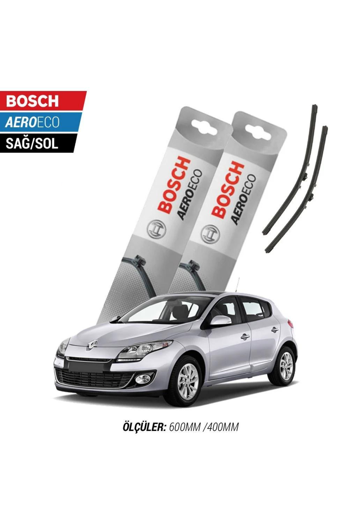 Renault Megane 3 2011 Model Bosch Aeroeco Muz Silecek Takımı