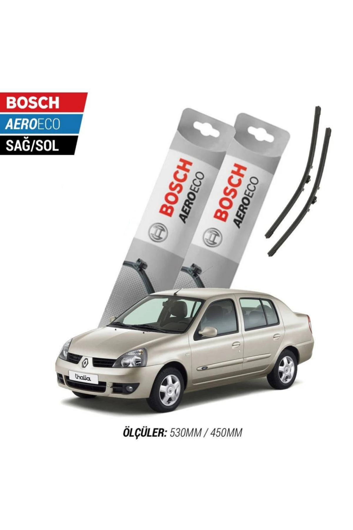 Renault Symbol 2007 Model Bosch Aeroeco Muz Silecek Takımı