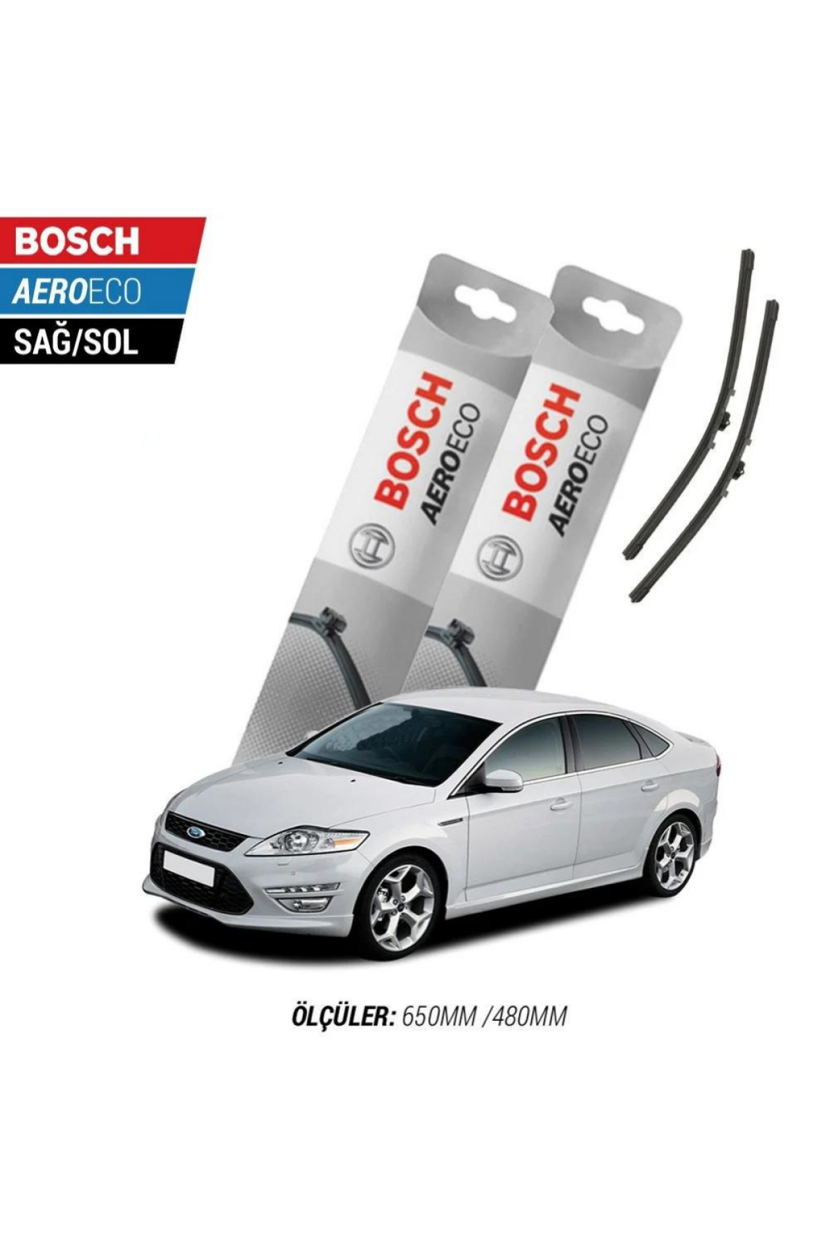 Ford Mondeo 2012 Model Bosch Aeroeco Muz Silecek Takımı